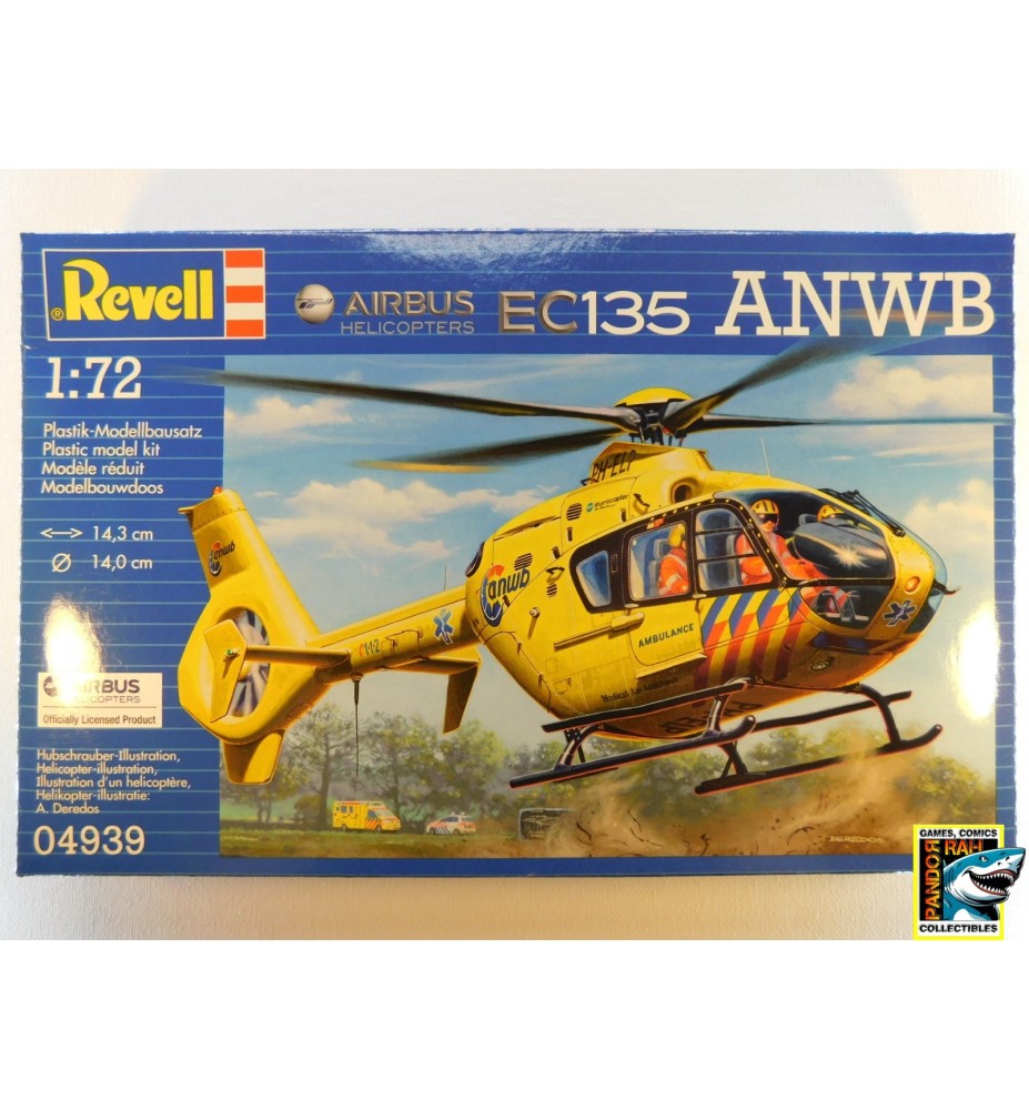 Revell Airbus EC135 ANWB Helicopter Geel 1:72