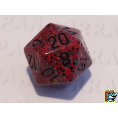 Dobbelsteen D20 TwoTone Speckled