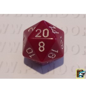 Dobbelsteen D20 Rood