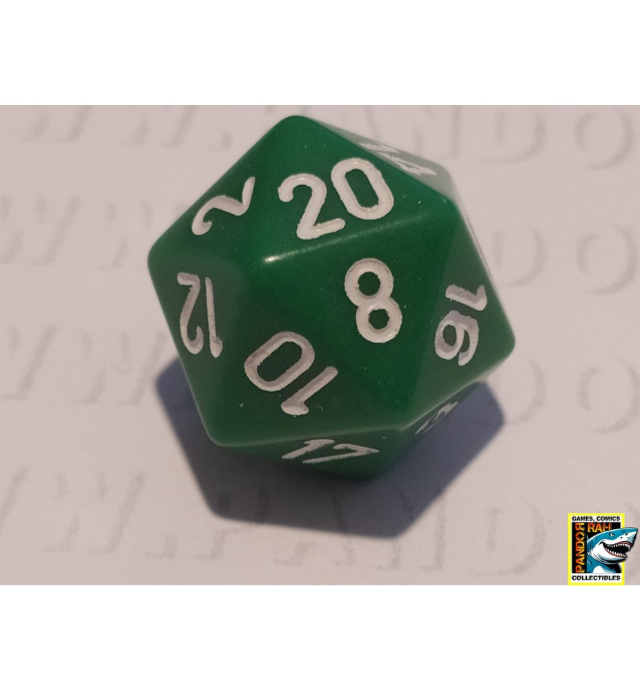 Dobbelsteen D20 Groen