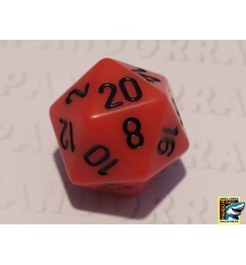 Dobbelsteen D20 Oranje