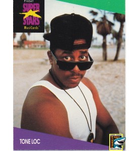 ProSet Super Stars MusiCards Trading Cards Tone Loc