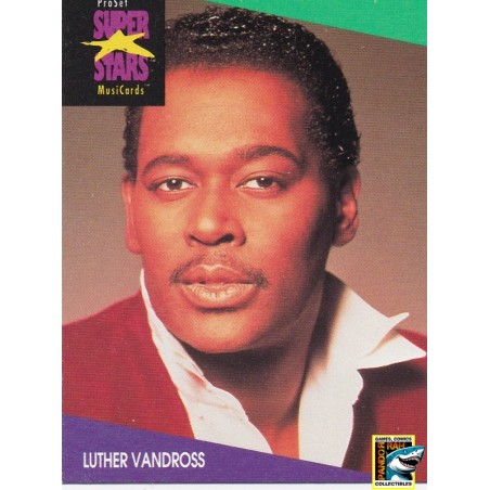 ProSet Super Stars MusiCards Trading Cards Luther Vandross