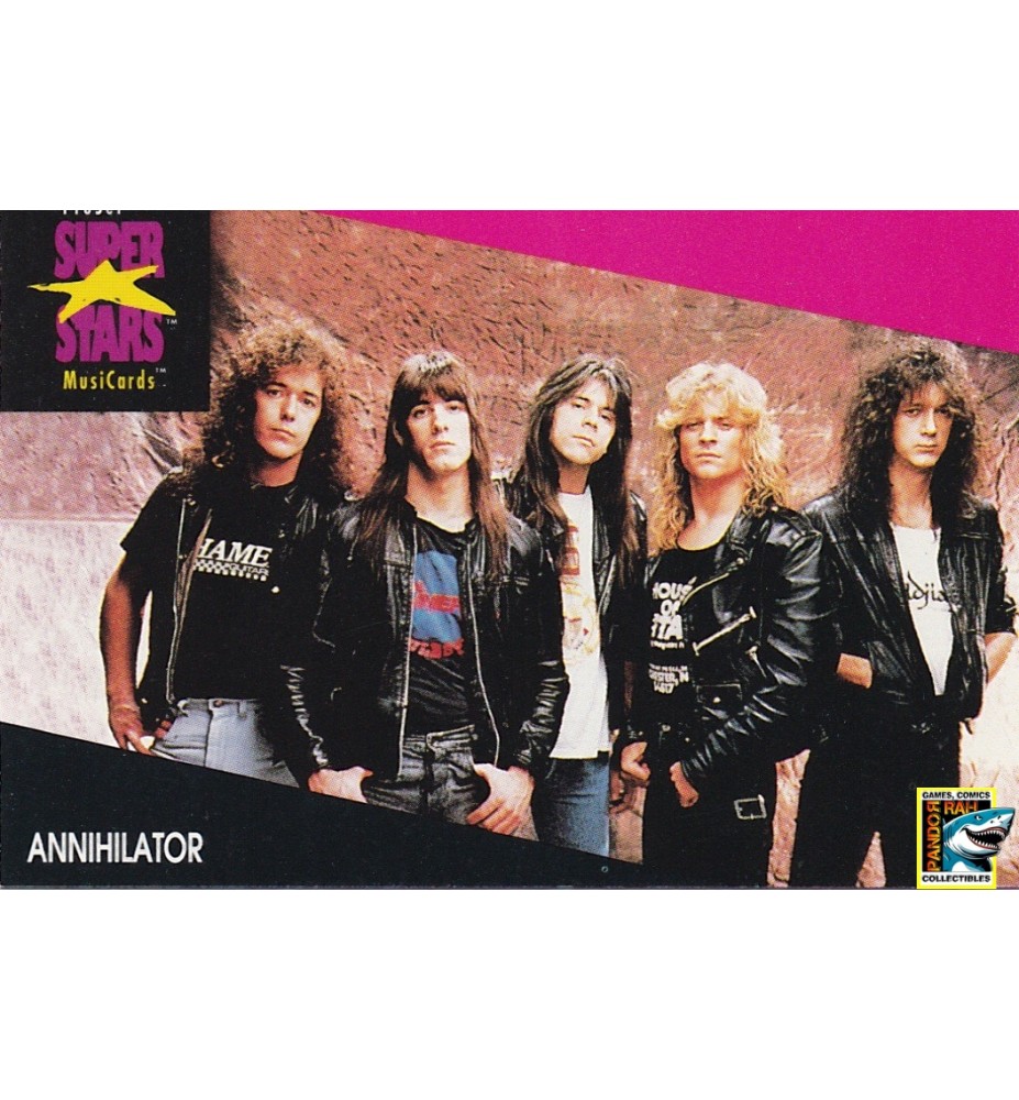 ProSet Super Stars MusiCards Trading Cards Annihilator