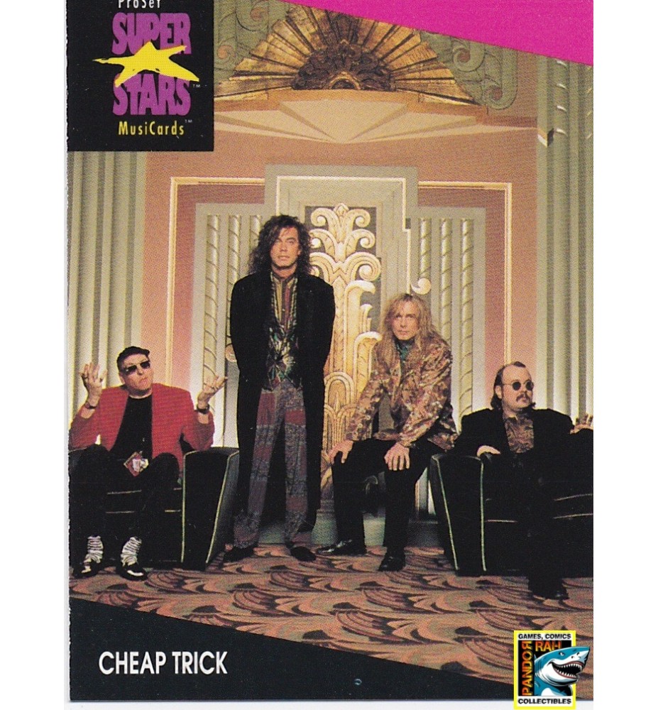 ProSet Super Stars MusiCards Trading Cards Cheap Trick