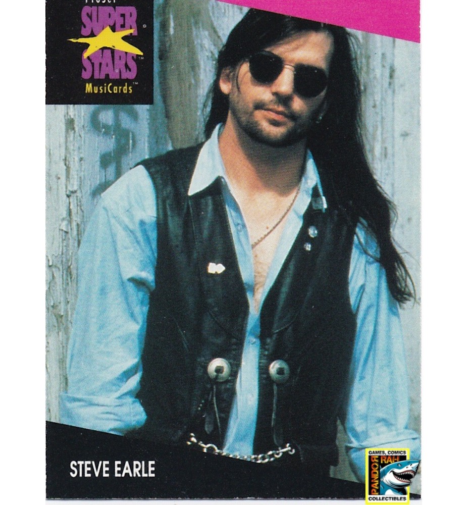 ProSet Super Stars MusiCards Trading Cards Steve Earle