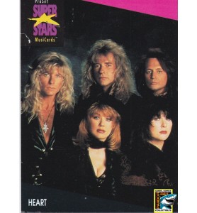 ProSet Super Stars MusiCards Trading Cards Heart