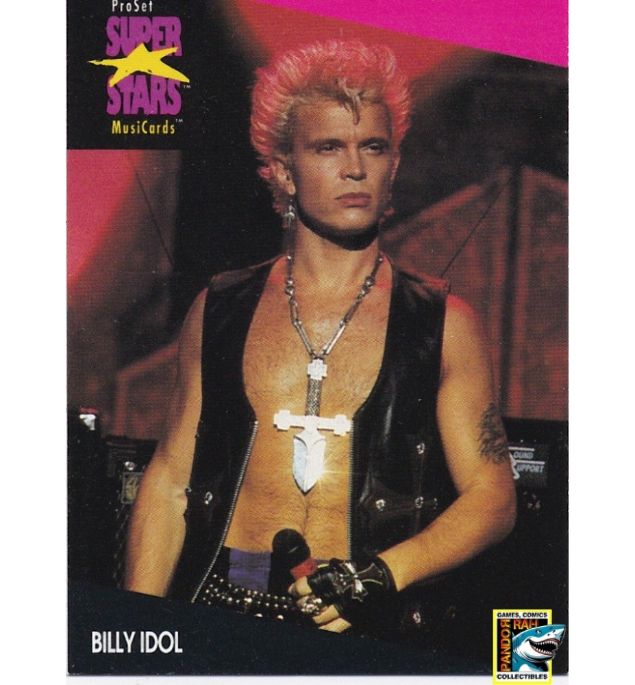 ProSet Super Stars MusiCards Trading Cards Billy Idol