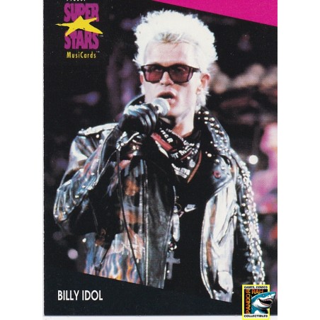 ProSet Super Stars MusiCards Trading Cards Billy Idol