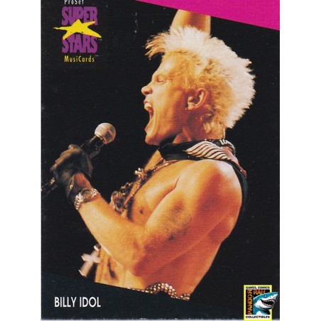 ProSet Super Stars MusiCards Trading Cards Billy Idol