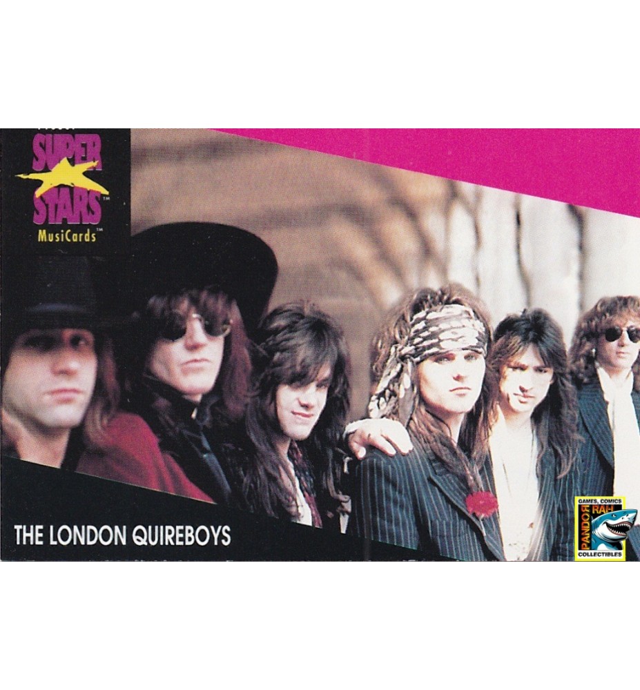 ProSet Super Stars MusiCards Trading Cards The London Quireboys