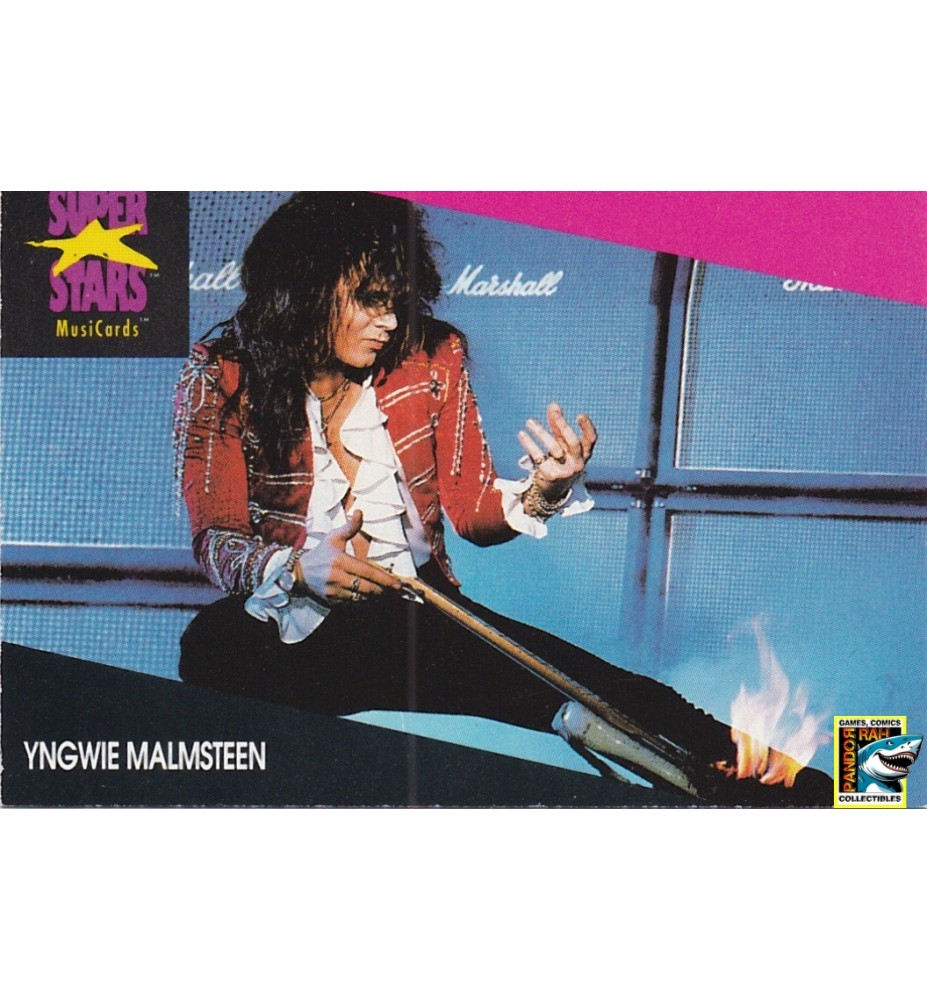 ProSet Super Stars MusiCards Trading Cards Yngwie Malmsteen