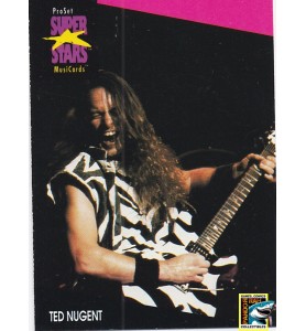 ProSet Super Stars MusiCards Trading Cards Ted Nugent