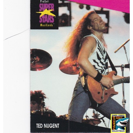 ProSet Super Stars MusiCards Trading Cards Ted Nugent