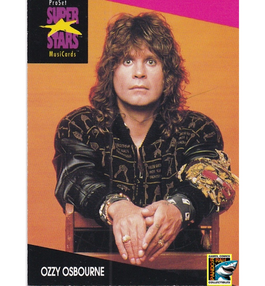 ProSet Super Stars MusiCards Trading Cards Ozzy Osbourne