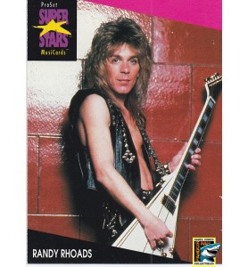 ProSet Super Stars MusiCards Trading Cards Randy Rhoads