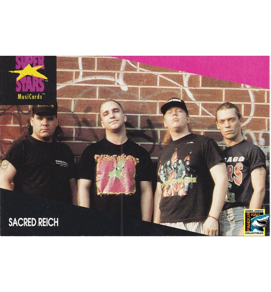 ProSet Super Stars MusiCards Trading Cards Sacred Reich