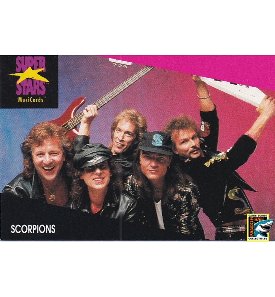 ProSet Super Stars MusiCards Trading Cards Scorpions