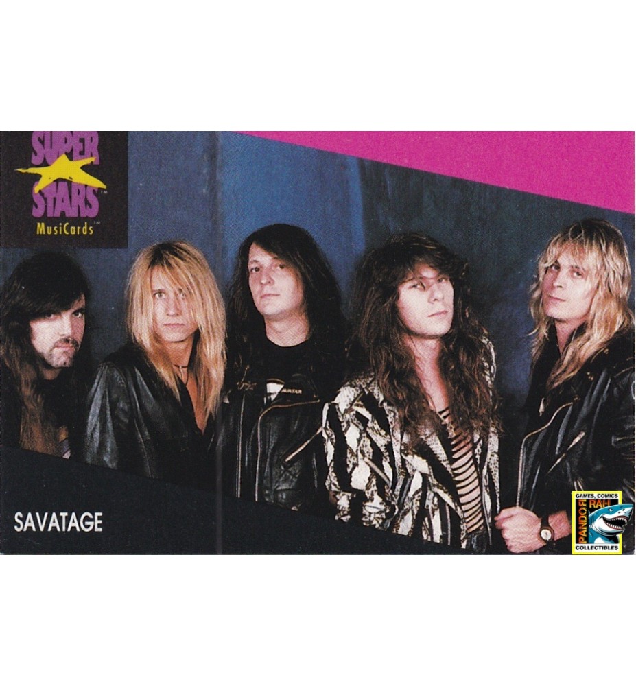 ProSet Super Stars MusiCards Trading Cards Savatage