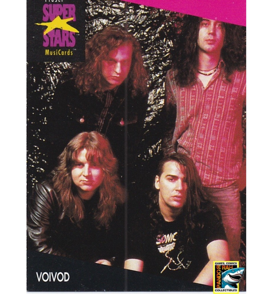 ProSet Super Stars MusiCards Trading Cards Voivod