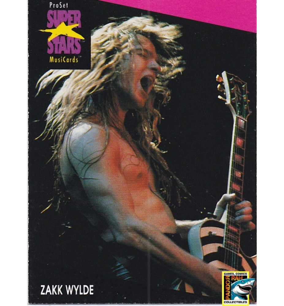 ProSet Super Stars MusiCards Trading Cards Zakk Wylde