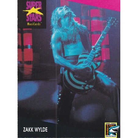 ProSet Super Stars MusiCards Trading Cards Zakk Wylde