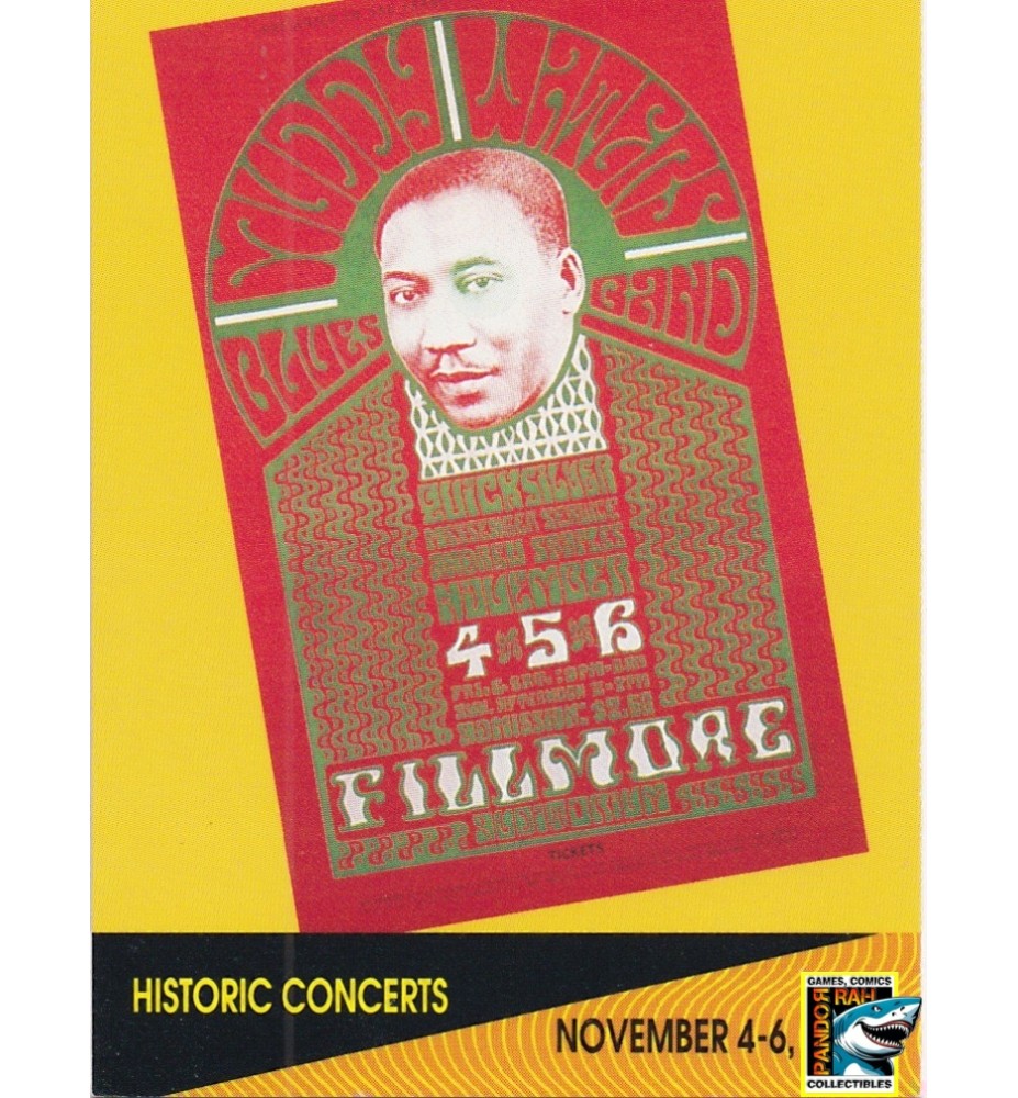 ProSet Super Stars MusiCards Trading Cards Poster Muddy Waters, 1966