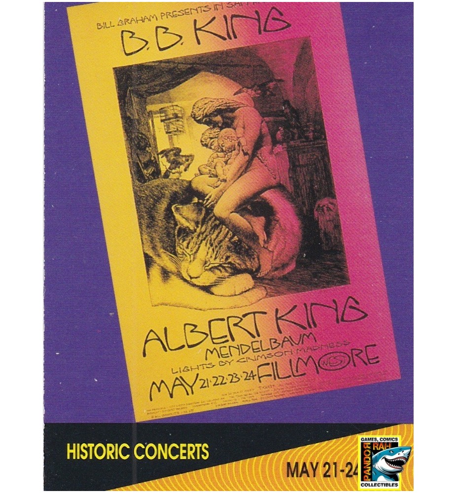 ProSet Super Stars MusiCards Trading Cards Poster B.B. King, 1970