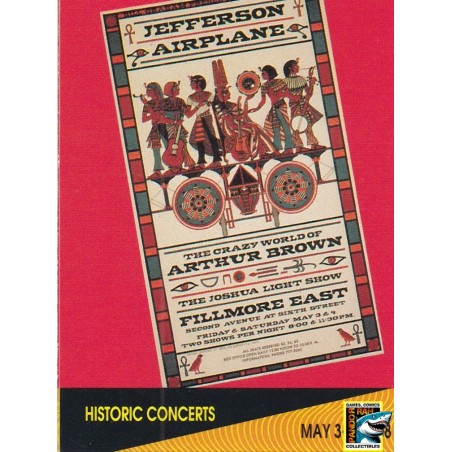 ProSet Super Stars MusiCards Trading Cards Poster Jefferson Airplane, 1968