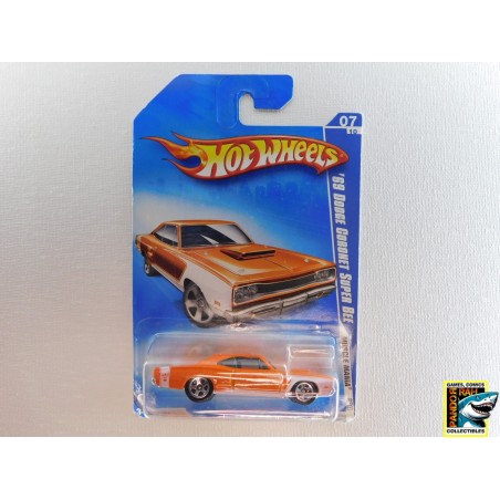 Hotwheels '69 Dodge Coronet Super Bee Oranje 1:65