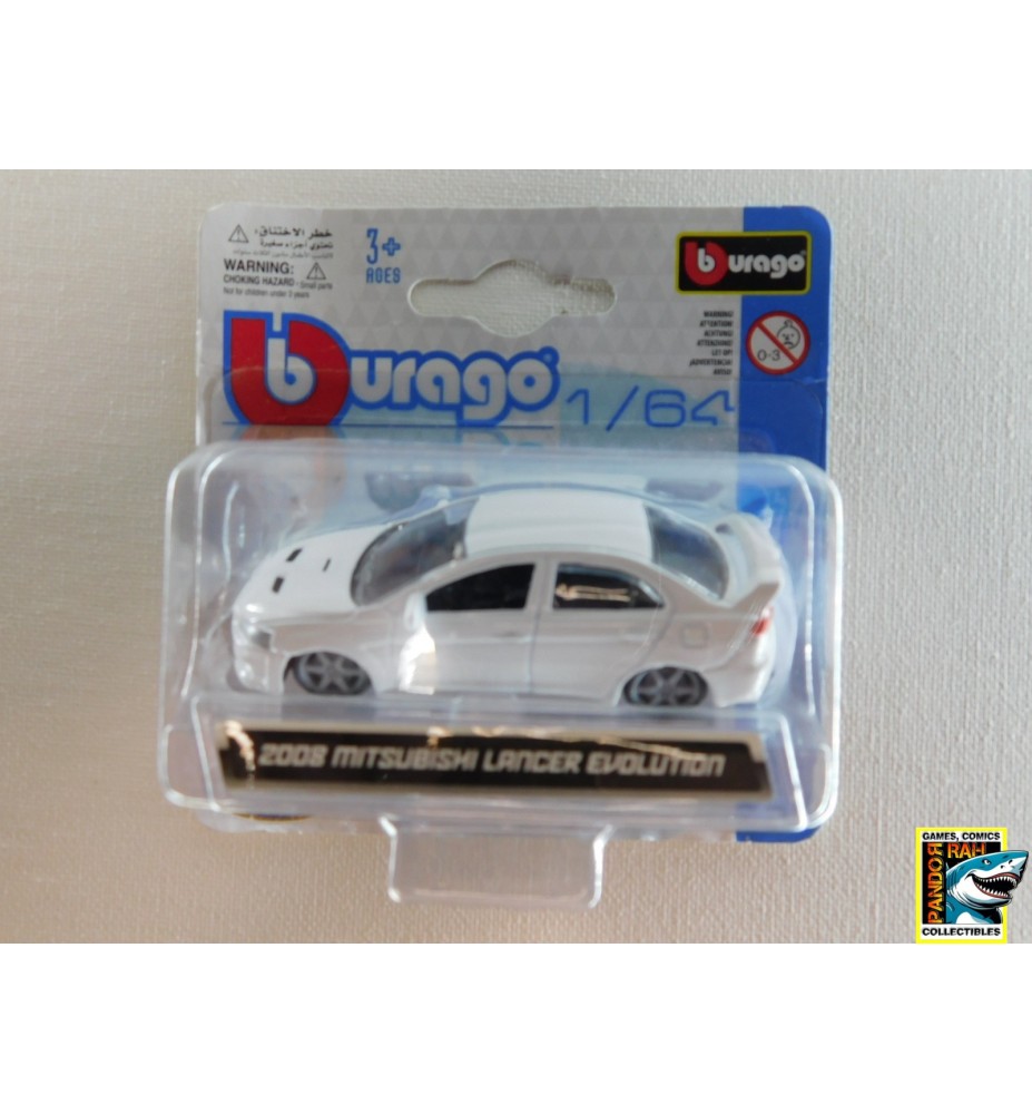 Bburago 2008 Mitsubishi Lancer Evolution Wit 1:64