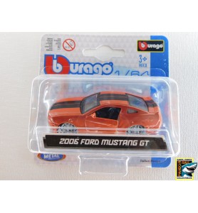 Bburago 2006 Ford Mustang GT Oranje 1:64