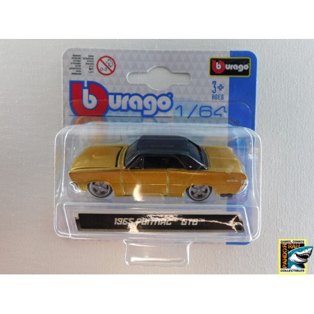 Bburago 1965 Pontiac GTO Goudkleurig 1:64