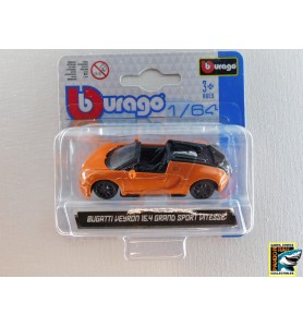 Bburago 2009 Bugatti Veyron 16.4 Grand Sport Vitesse Oranje 1:64