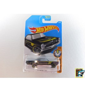 Hotwheels '67 Pontiac GTO Zwart 1:65
