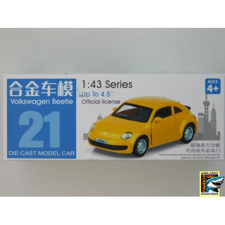 Caipo Volkswagen Beetle Geel 1:43