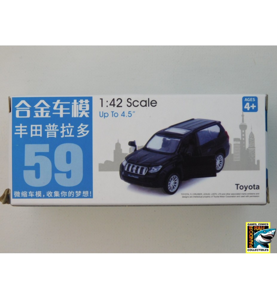 Caipo Toyota Prado Zwart 1:42