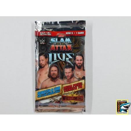 Topps WWE Slam Attax Live Booster Pack