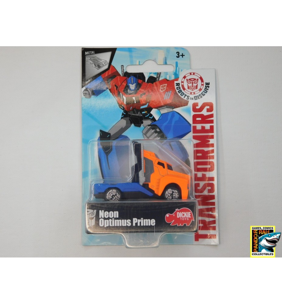 Transformers Robots In Disguise Series 1 Neon Optimus Prime