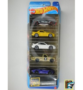 Hot Wheels 5-Pack Nightburnerz