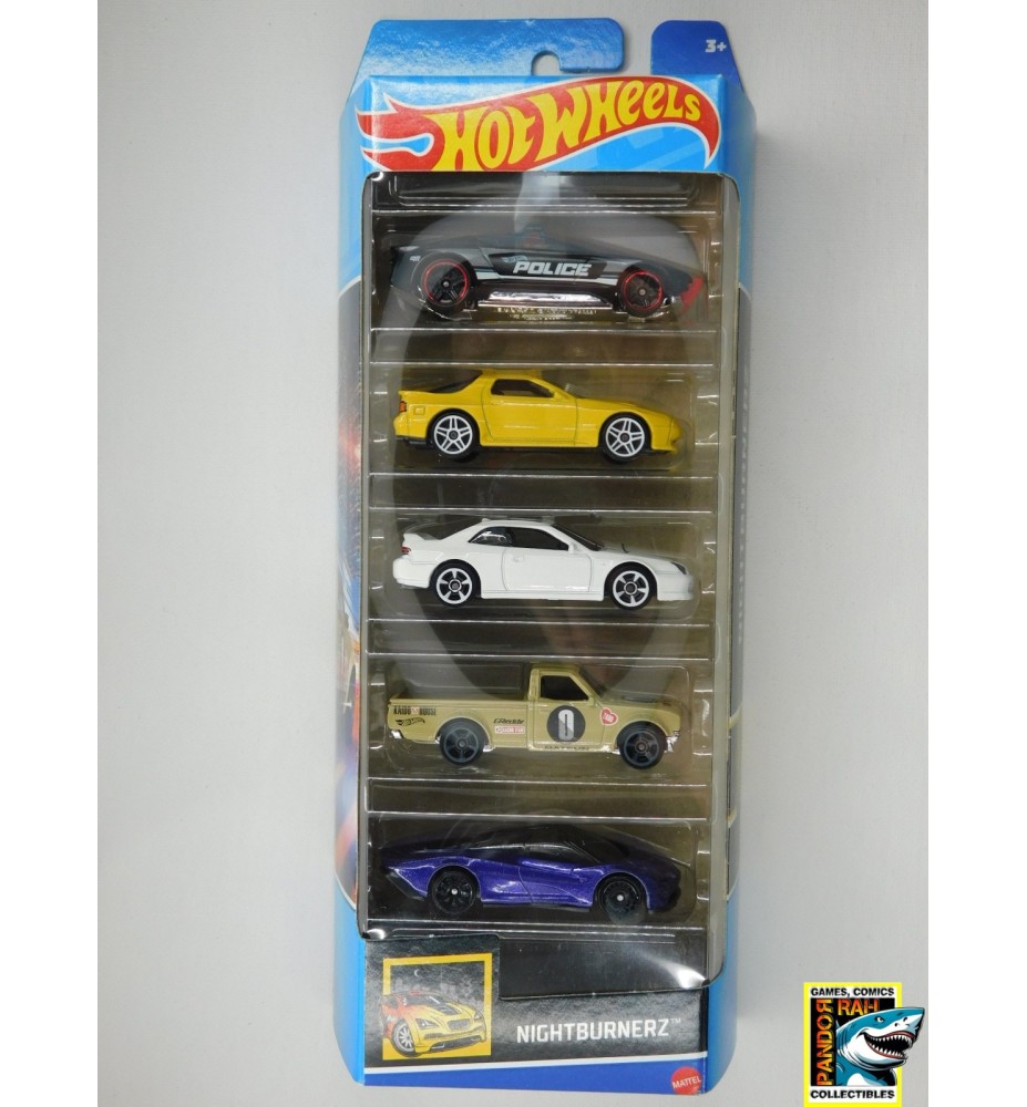 Hot Wheels 5-Pack Nightburnerz