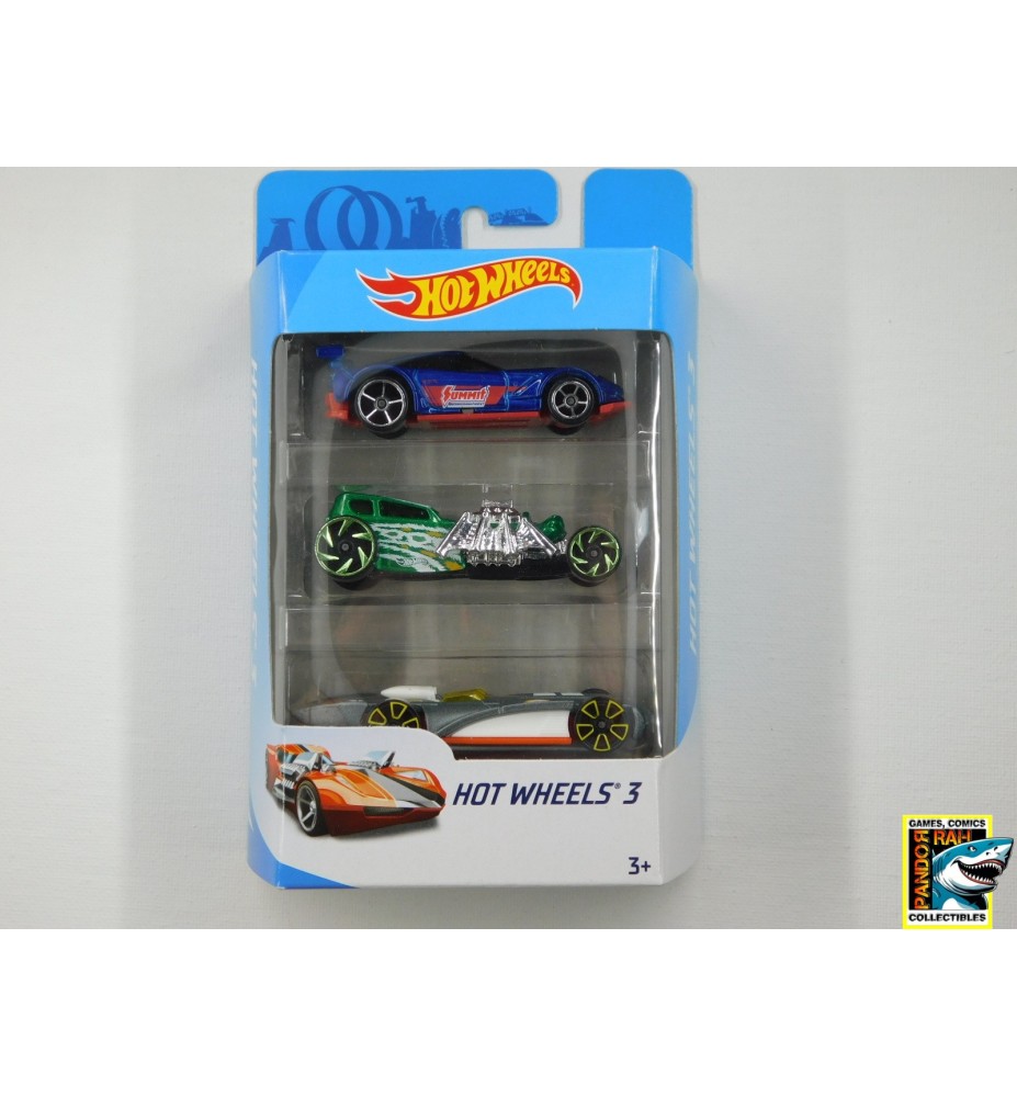 Hotwheels 3-Pack Circuit Racers 1:65