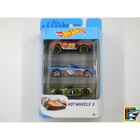 Hotwheels 3-Pack Circuit Racers 1:65