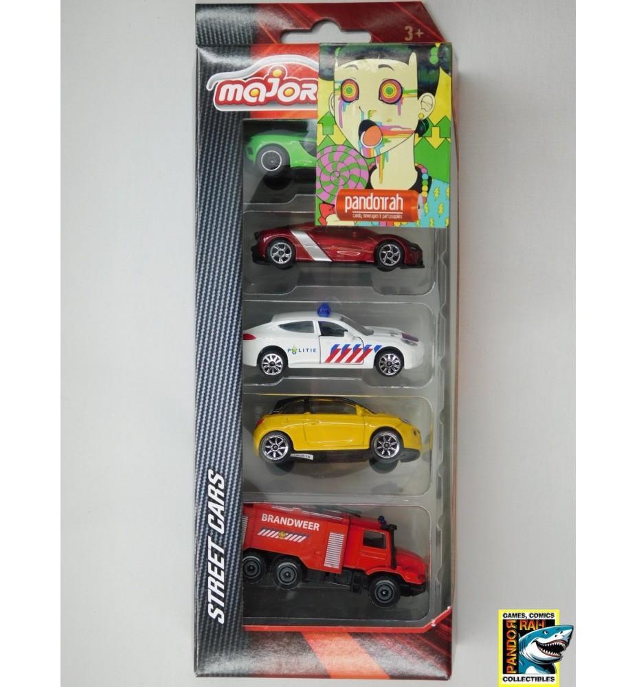 Majorette 5-Pack Street Cars 1:65