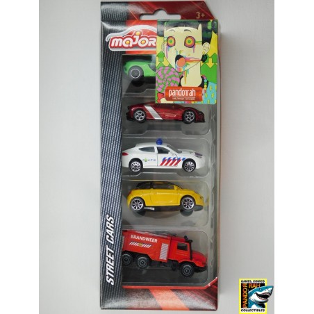 Majorette 5-Pack Street Cars 1:65