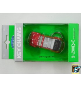 Welly Sleutelhanger Volkswagen Beetle Convertible Rood 1:65