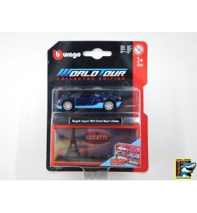 Bburago Bugatti Veyron Grand Sport Vitesse Donkerblauw 1:64