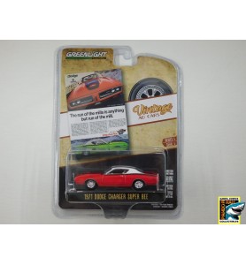 Greenlight 1971 Dodge Charger Super Bee Rood/Wit 1:64