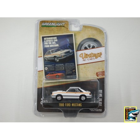 Greenlight 1980 Ford Mustang Wit 1:64