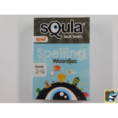 Squla Kaartspel Groep 3-4 Spelling Woordjes